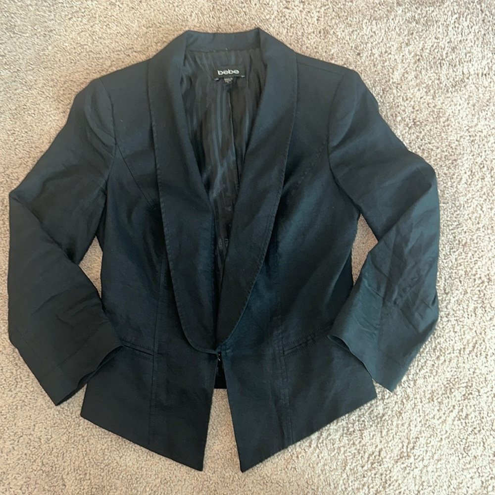 Black Bebe Blazer